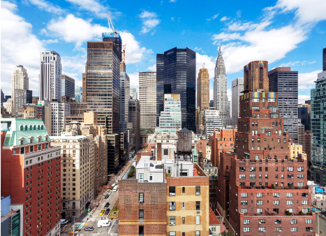45 Park Avenue, Unit 2101 Manhattan, NY 10016 - Photo 9 of 10 a city view with tall buildings