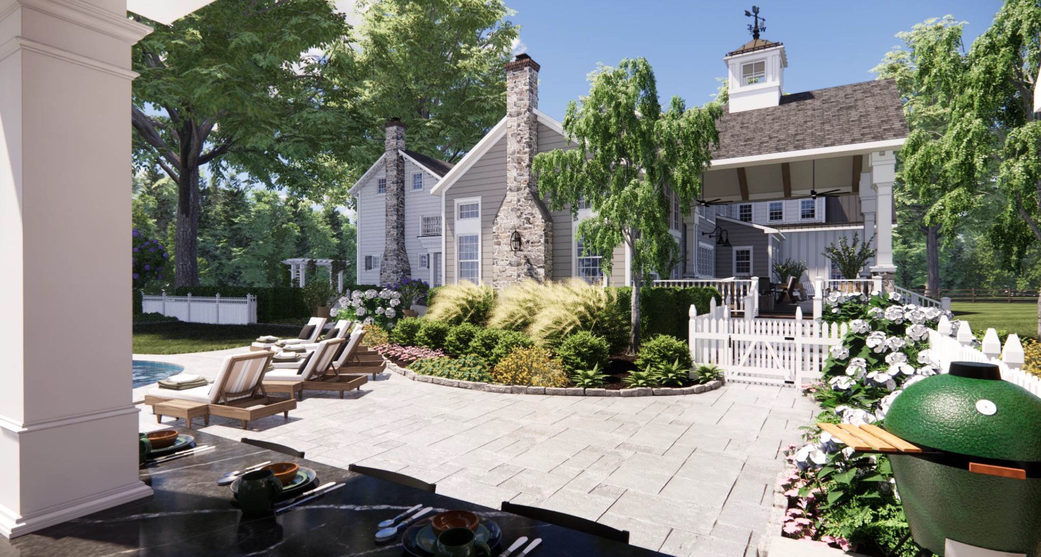 321 Lurgan Road New Hope, PA 18938 - Photo 7 of 30 a view of a house with a yard and sitting area