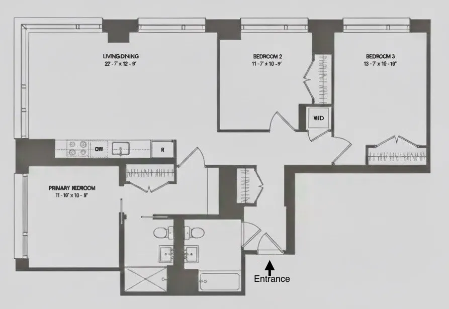 $11,195 | 55 Suffolk Street, Unit 1112 | Lower East Side
