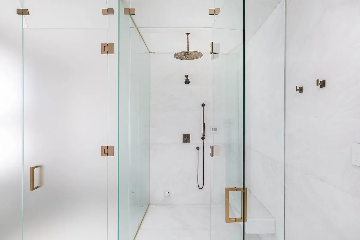 443 Greenwich Street, Unit PHD Manhattan, NY 10013 - Photo 21 of 32 a bathroom with a shower