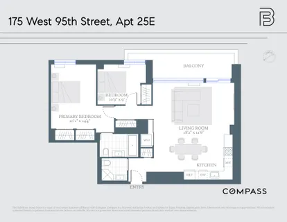 $1,795,000 | 175 West 95th Street, Unit 25E | Upper West Side