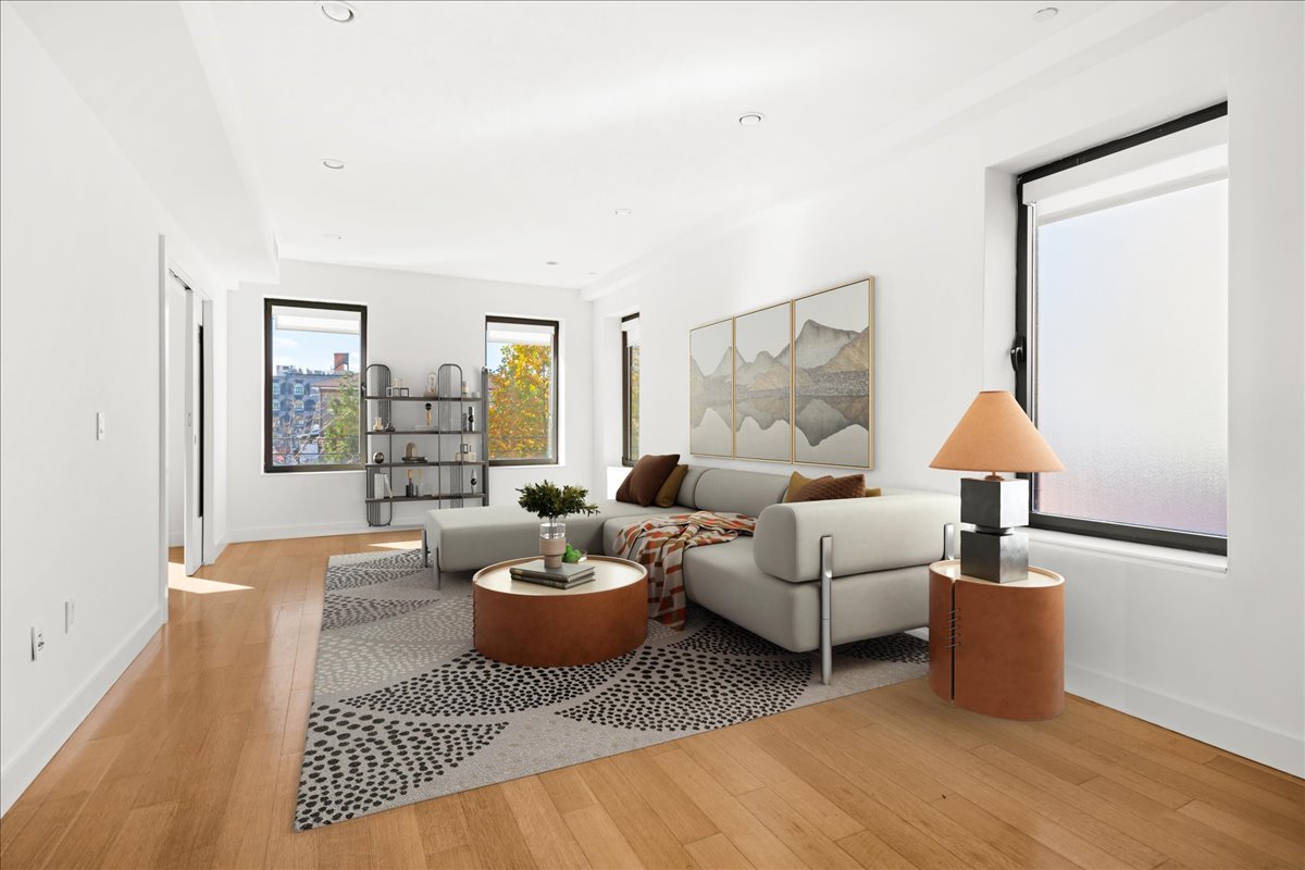 162 Beard Street, Unit 2 Brooklyn, NY 11231 - Photo 3 of 11 a living room with furniture and a potted plant