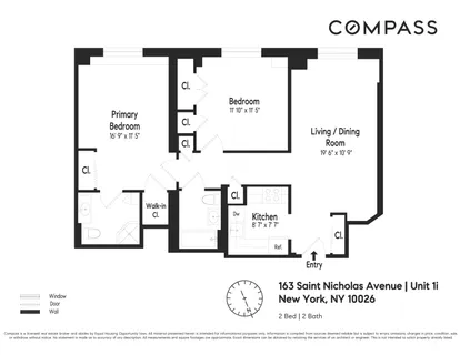 $875,000 | 163 St Nicholas Avenue, Unit 1I | Harlem