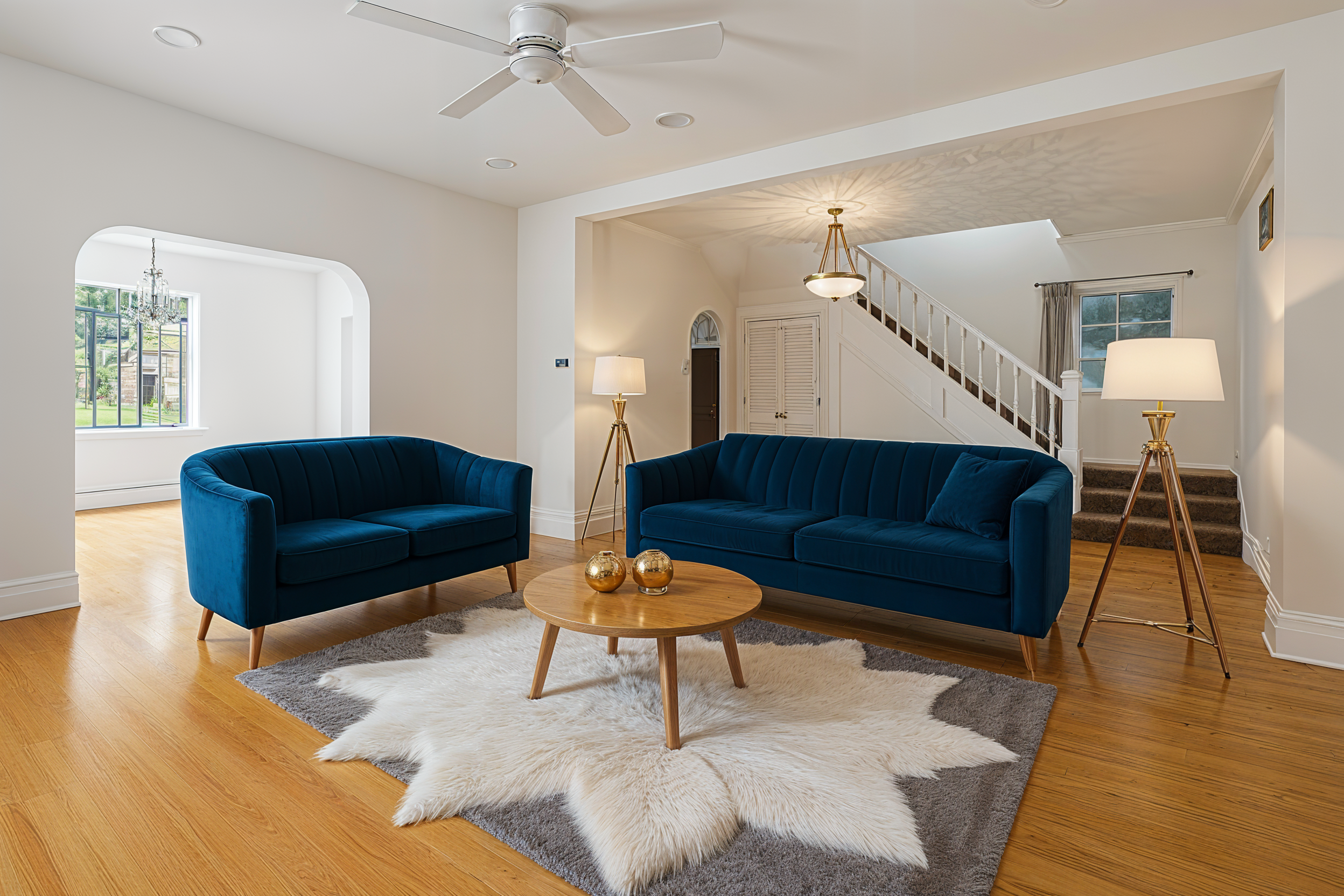 1070 East 13th Street Brooklyn, NY 11230 - Photo 1 of 18 a living room with furniture and a potted plant