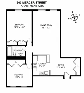 $1,500,000 | 303 Mercer Street, Unit A502 | Greenwich Village