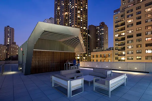 200 West 67th Street, Unit 32C Manhattan, NY 10023 - Photo 12 of 17 a view of terrace with seating space and deck