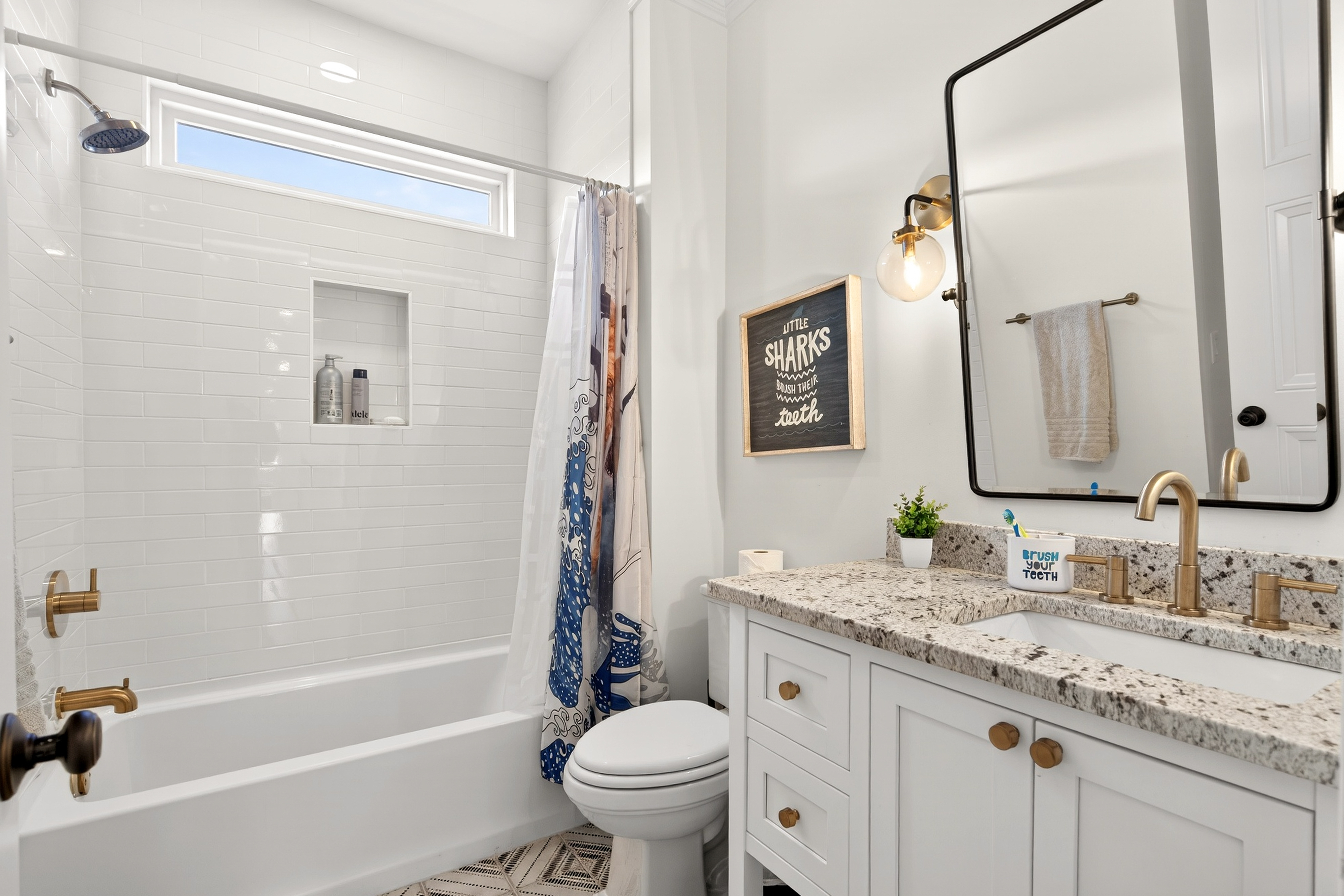 1703 Swansons Rdg Drive Franklin, TN 37064 - Photo 48 of 67 a bathroom with a granite countertop sink toilet and a mirror