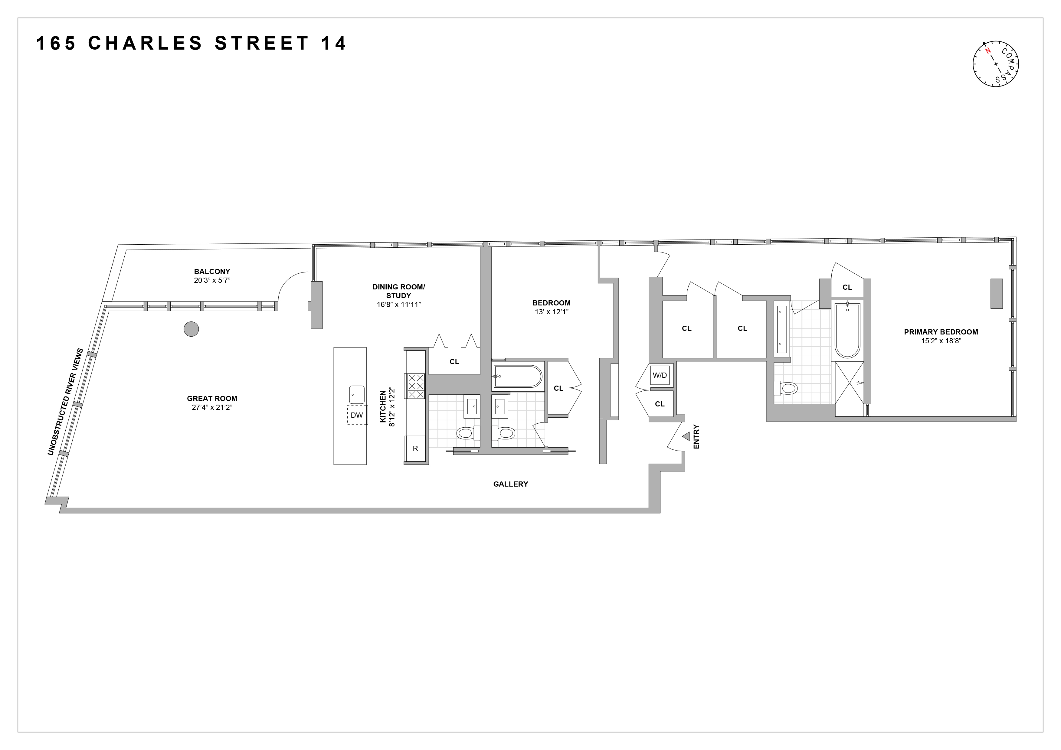 165 Charles Street, Unit 14 Manhattan, NY 10014 - Photo 18 of 18 a picture of a bench in a white building