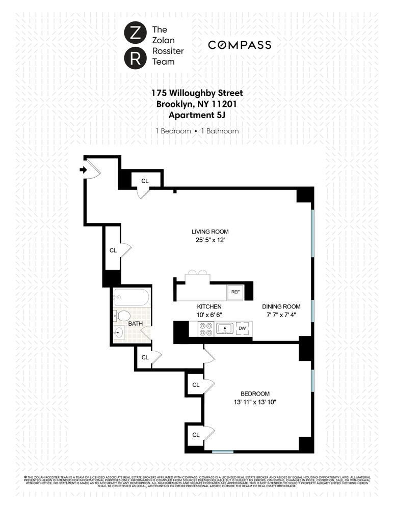$650,662 | 175 Willoughby Street, Unit 5J | Downtown Brooklyn