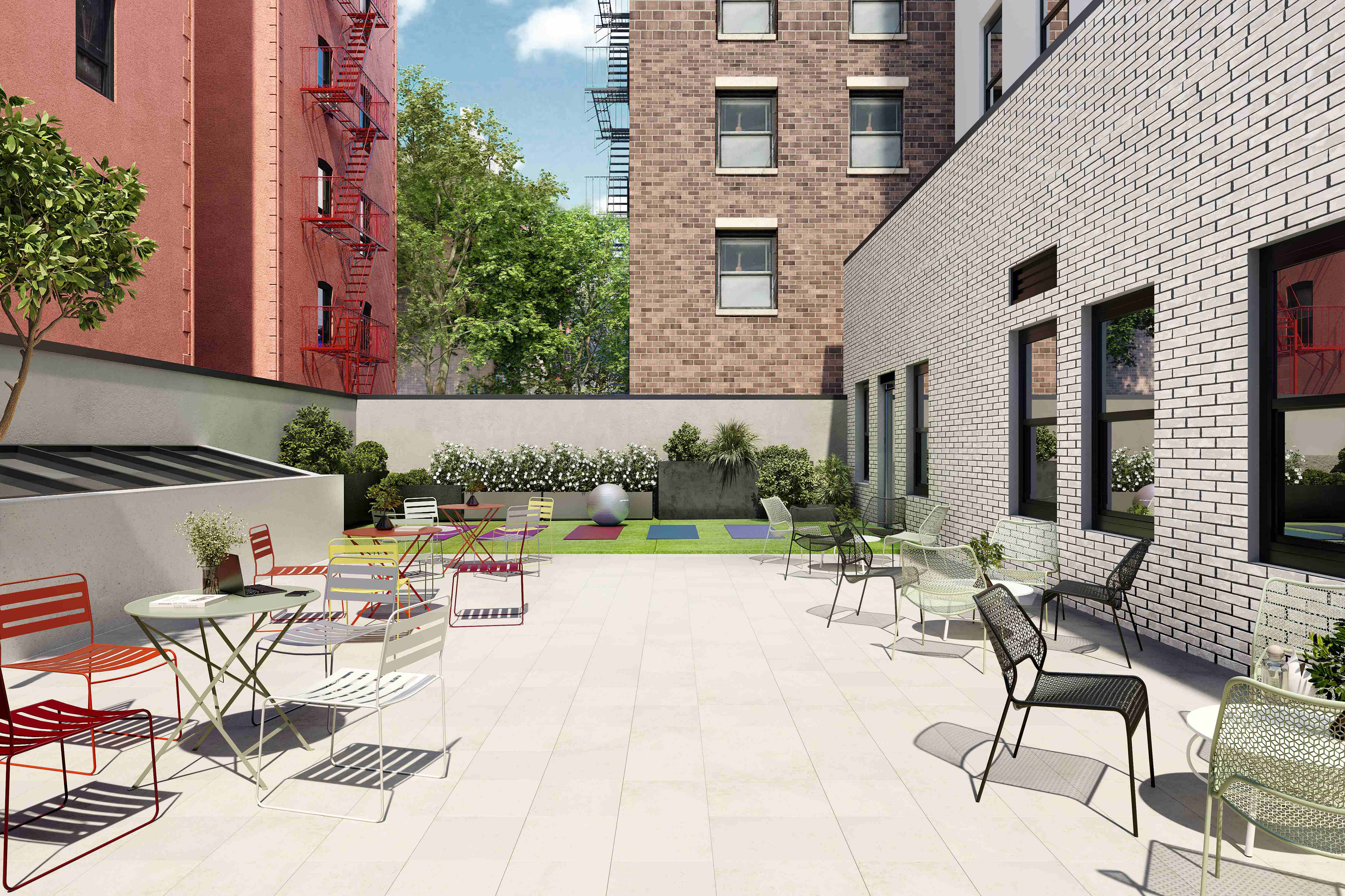 130 East 177th Street, Unit 8A Bronx, NY 10453 - Photo 9 of 16 a view of swimming pool with outdoor seating