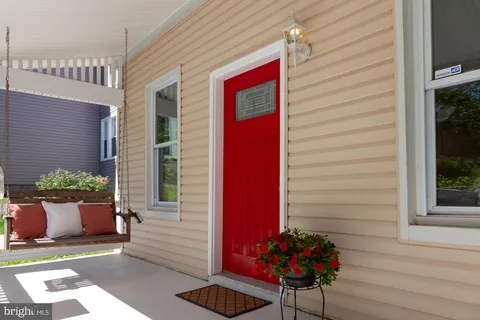 a view of a house with a porch