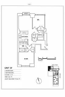 $1,650,000 | 310 West 52nd Street, Unit 5F | Hell's Kitchen