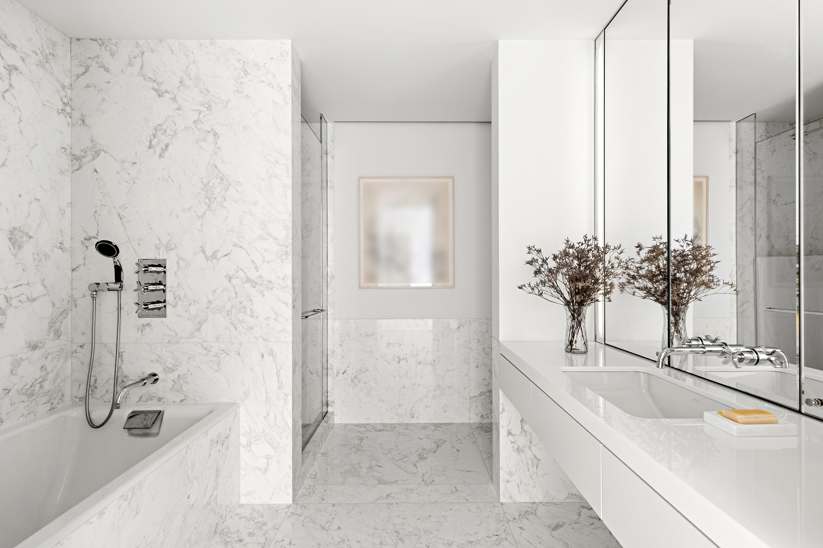 27 Wooster Street, Unit PH Manhattan, NY 10013 - Photo 32 of 34 a bath room with a bathtub and shower