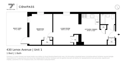 $275,000 | 430 Lenox Avenue, Unit 1 | Central Harlem