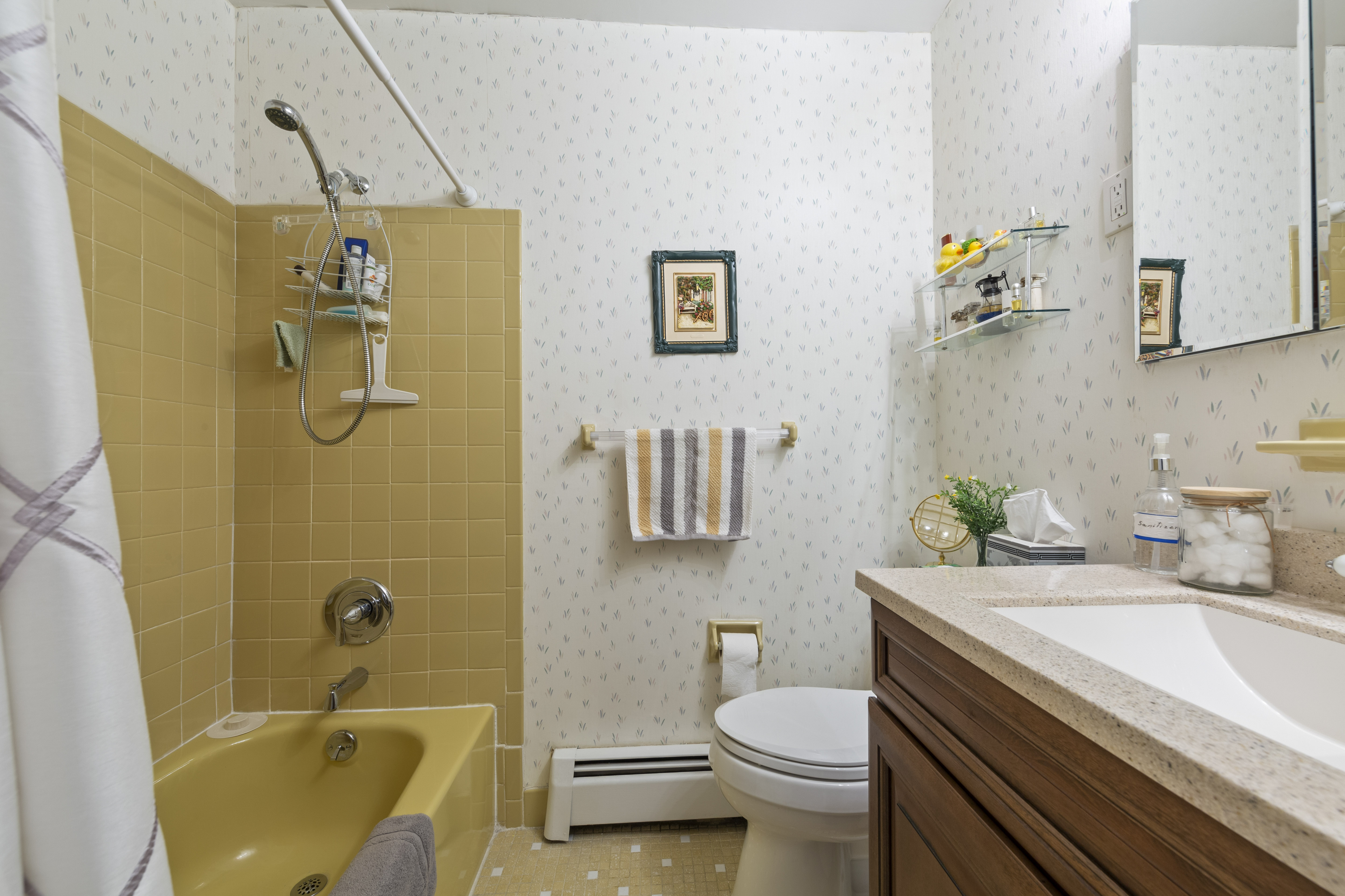 240-47 68th Avenue Queens, NY 11362 - Photo 33 of 39 a bathroom with a sink a toilet and shower