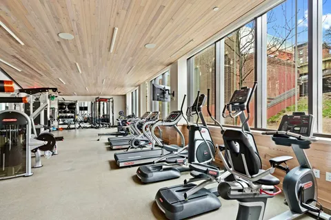 a room with furniture and rug