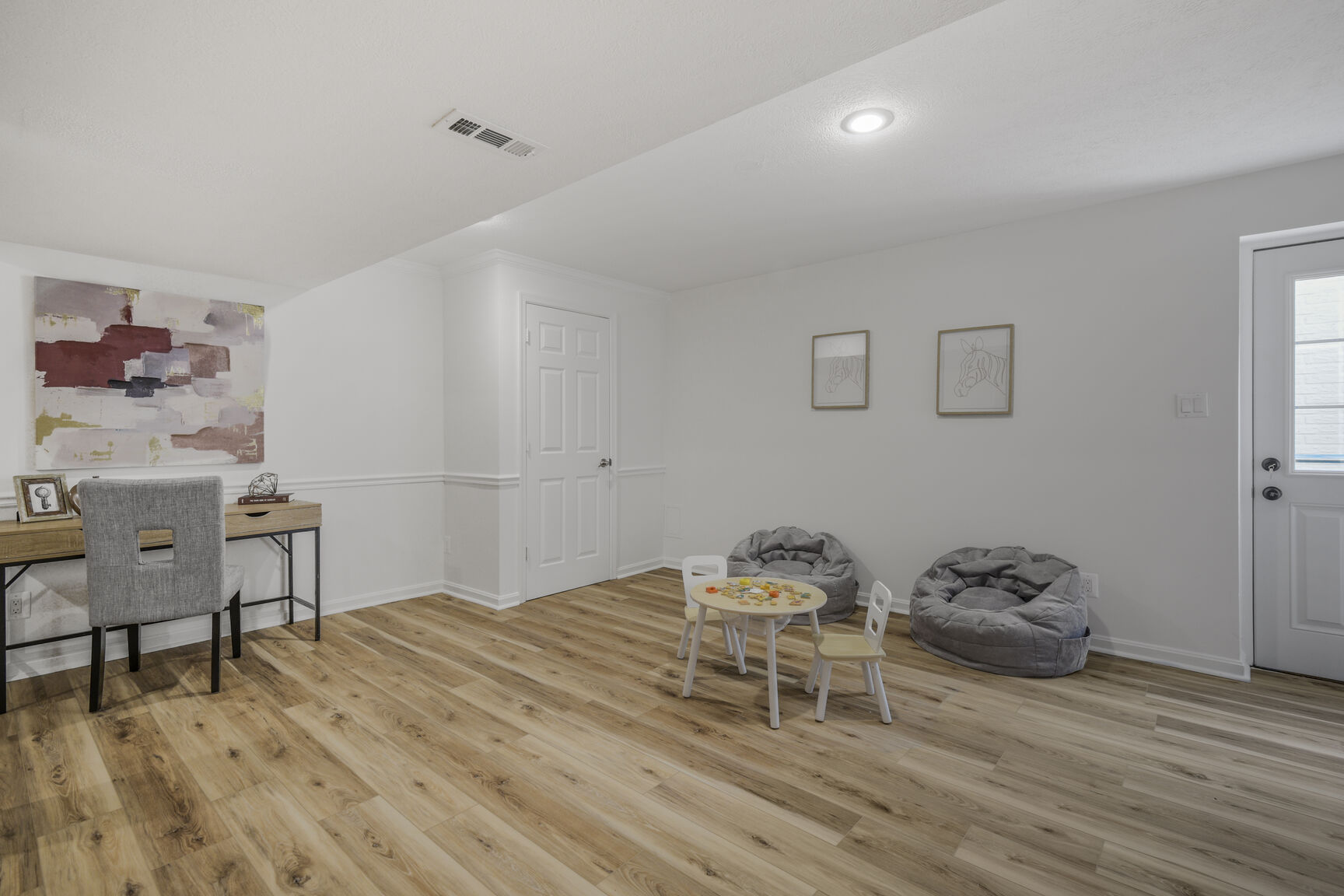 4008 Evangeline Terrace Olney, MD 20832 - Photo 44 of 54 a bedroom with furniture and a wooden floor