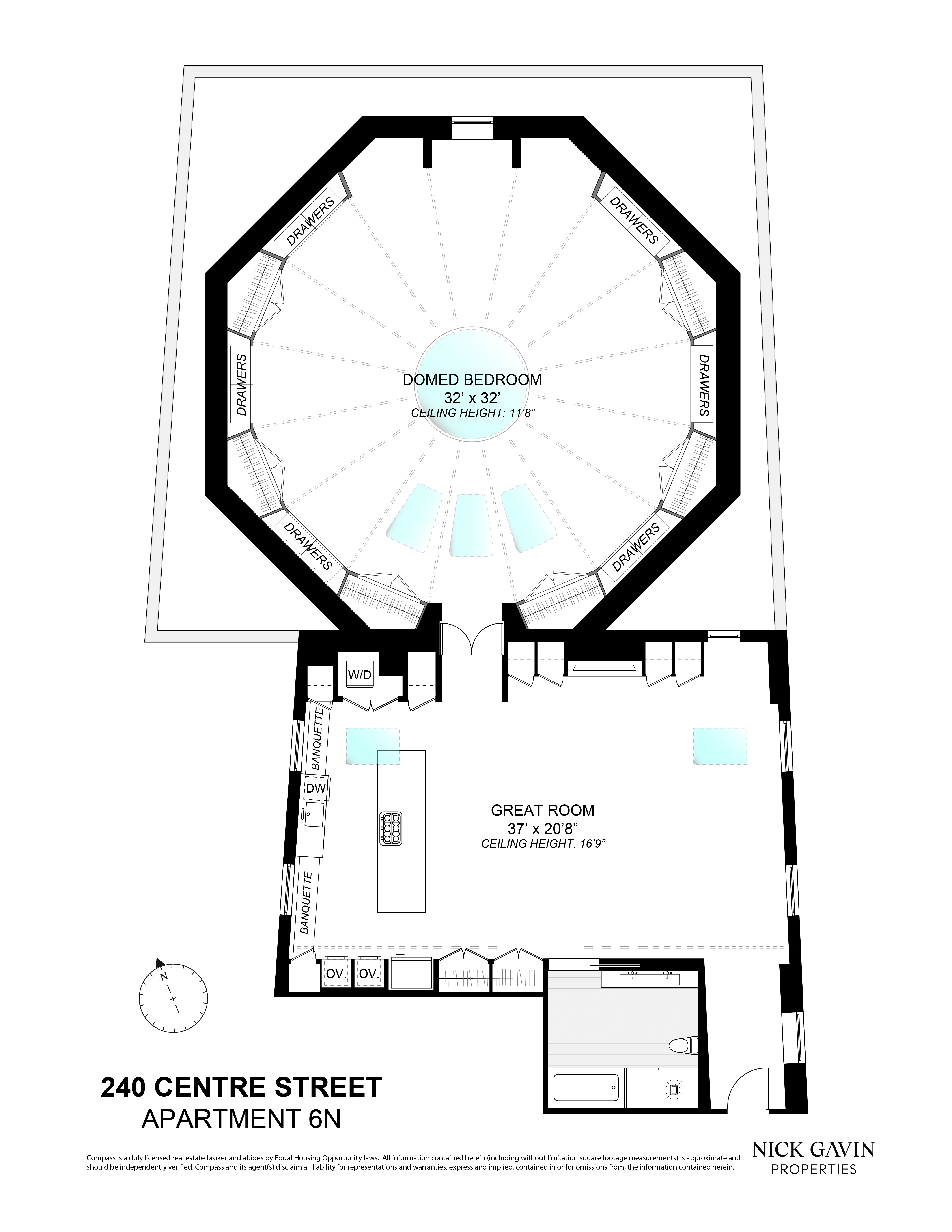 240 Centre Street, Unit 6N Manhattan, NY 10013 - Photo 16 of 16 a view of bathroom