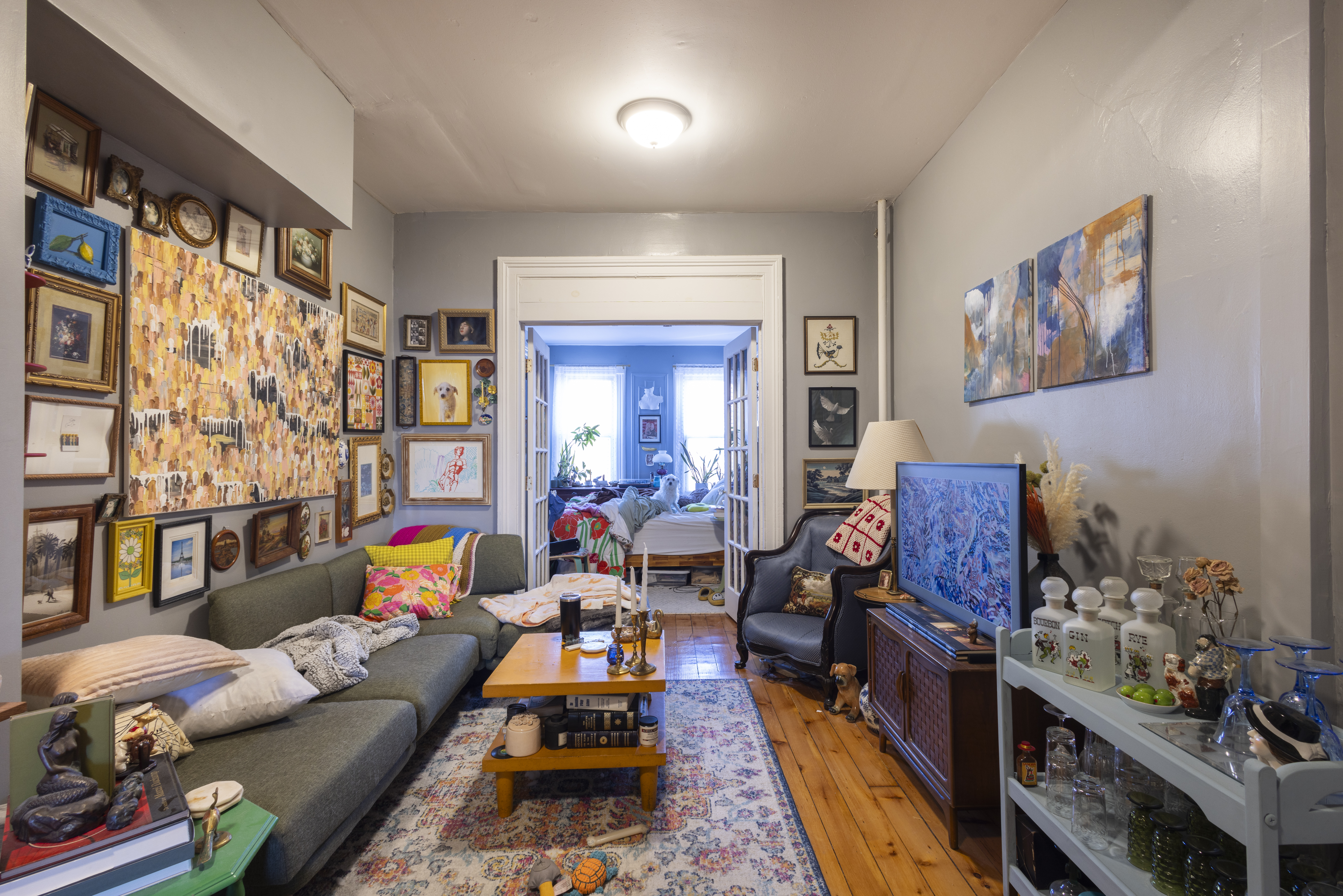40 A Jewel Street Brooklyn, NY 11222 - Photo 13 of 18 a living room with furniture toys and a large window