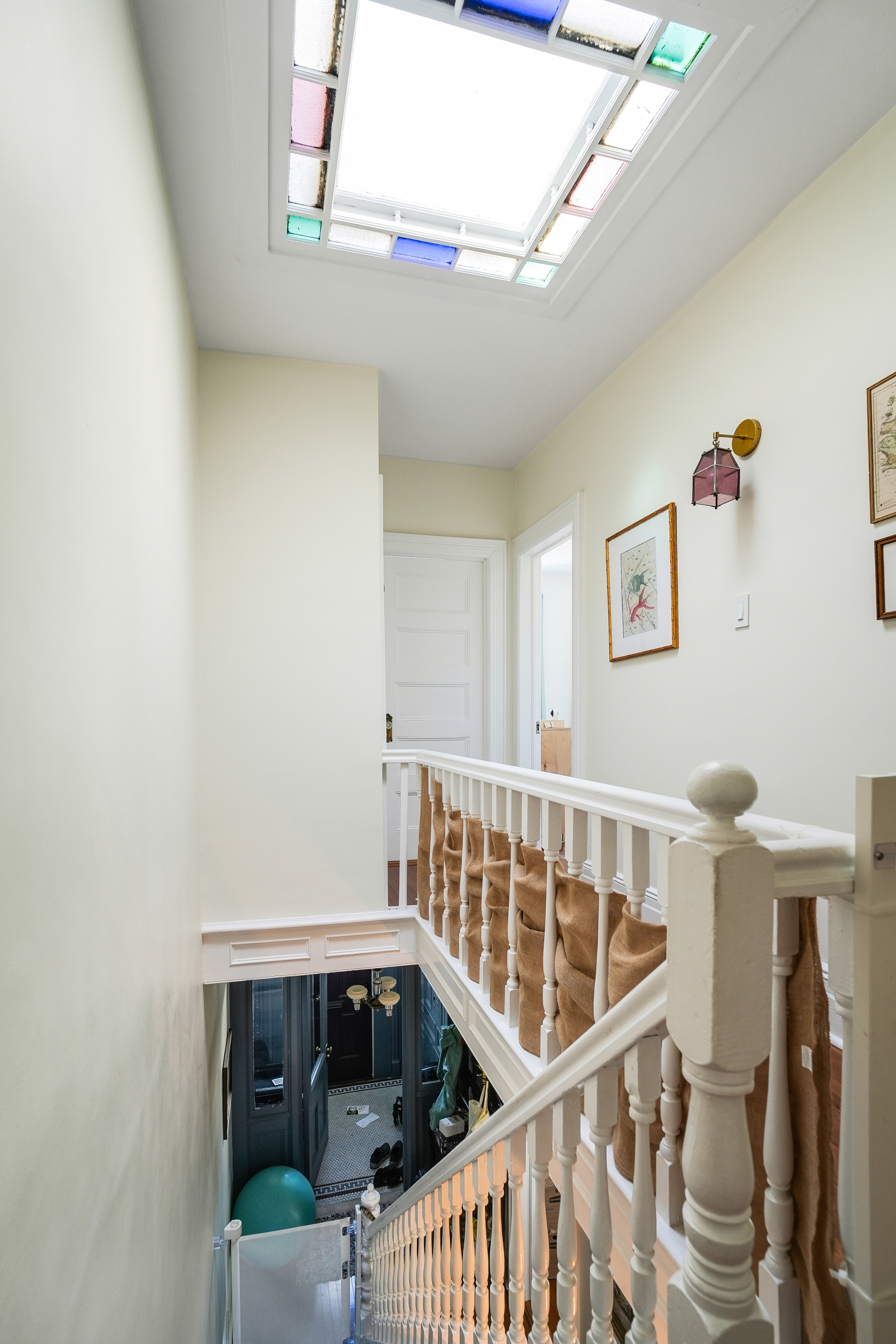 252 Jackson Street Brooklyn, NY 11211 - Photo 9 of 16 a view of entryway with stairs and a window