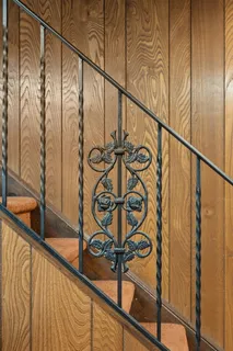 a view of a balcony