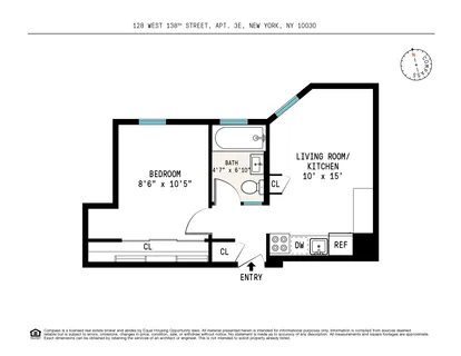 $285,000 | 128 West 138th Street, Unit 3E | Central Harlem