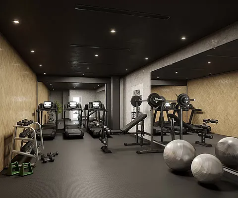 1673 Ocean Avenue, Unit PH4 Brooklyn, NY 11230 - Photo 9 of 13 a view of a room with gym equipment