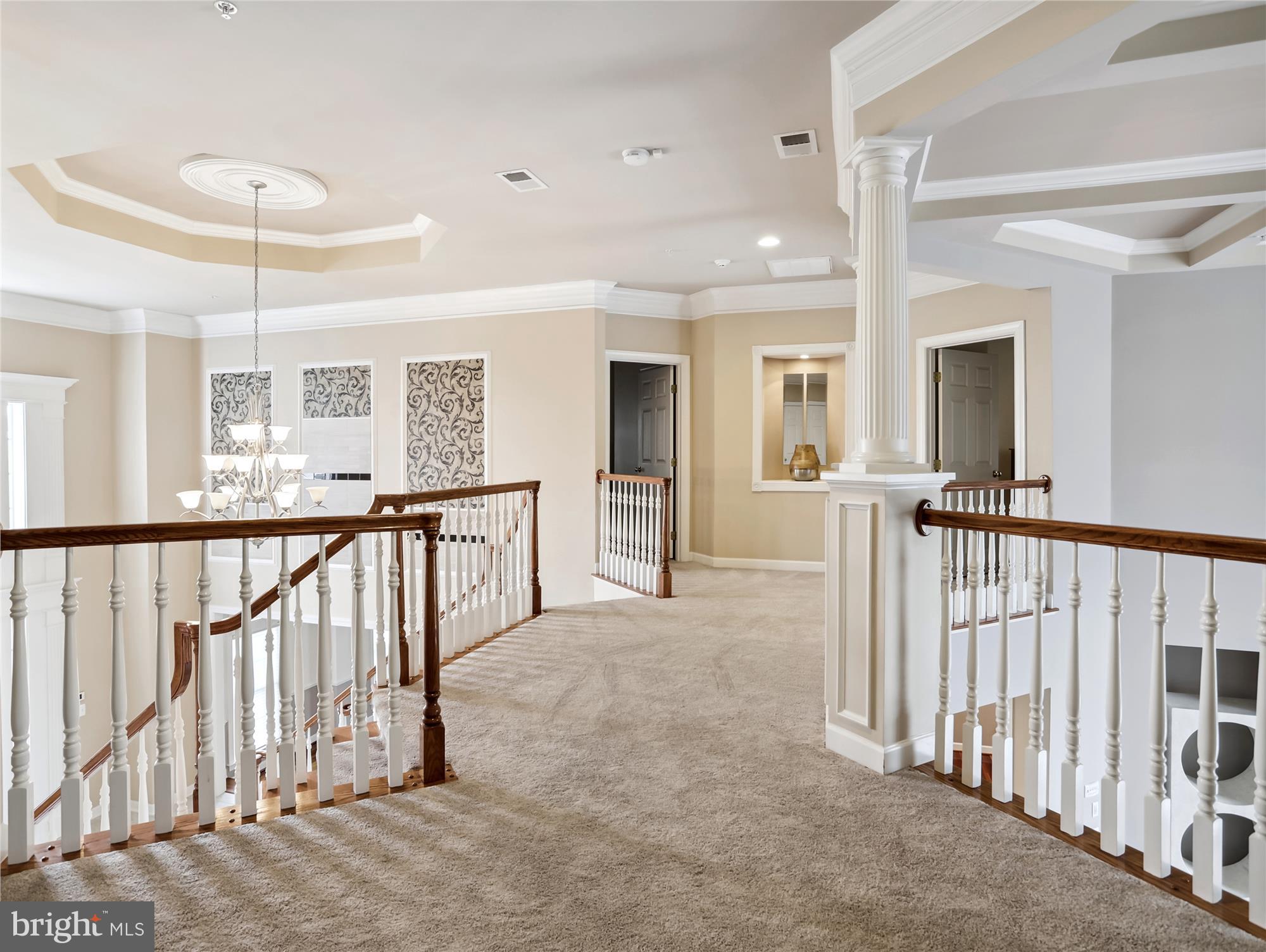 14302 Derby Ridge Road Bowie, MD 20721 - Photo 38 of 67 a view of a hallway with wooden floor and entryway