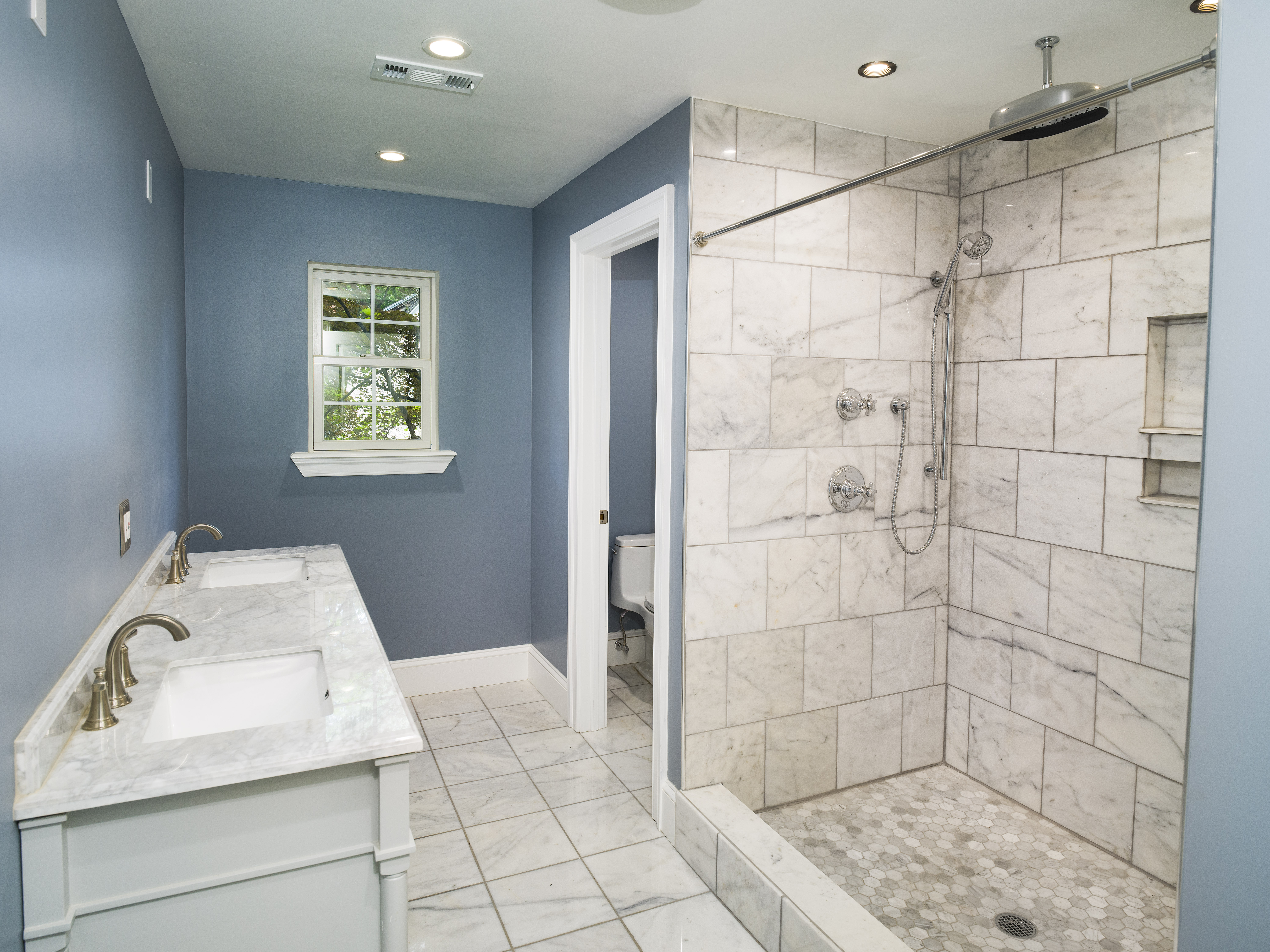 319 West Conestoga Road Devon, PA 19333 - Photo 23 of 38 a bathroom with a sink and a shower
