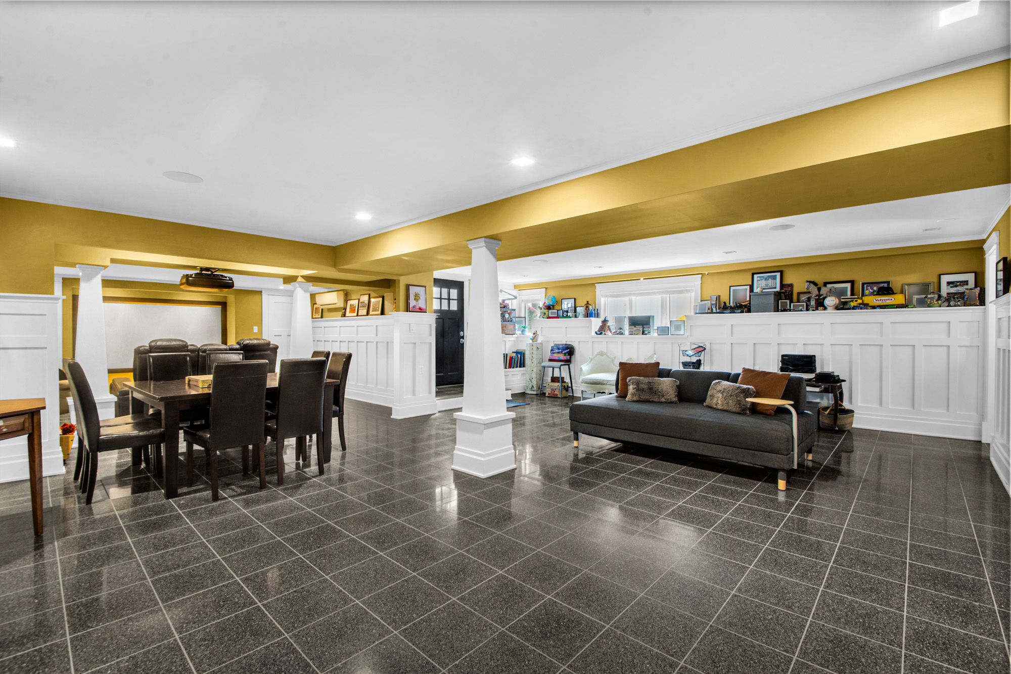 165 Swaim Avenue Staten Island, NY 10312 - Photo 20 of 45 a living room with furniture a rug and a dining table
