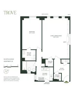 $1,700,000 | 39 5th Avenue, Unit 2B | Greenwich Village