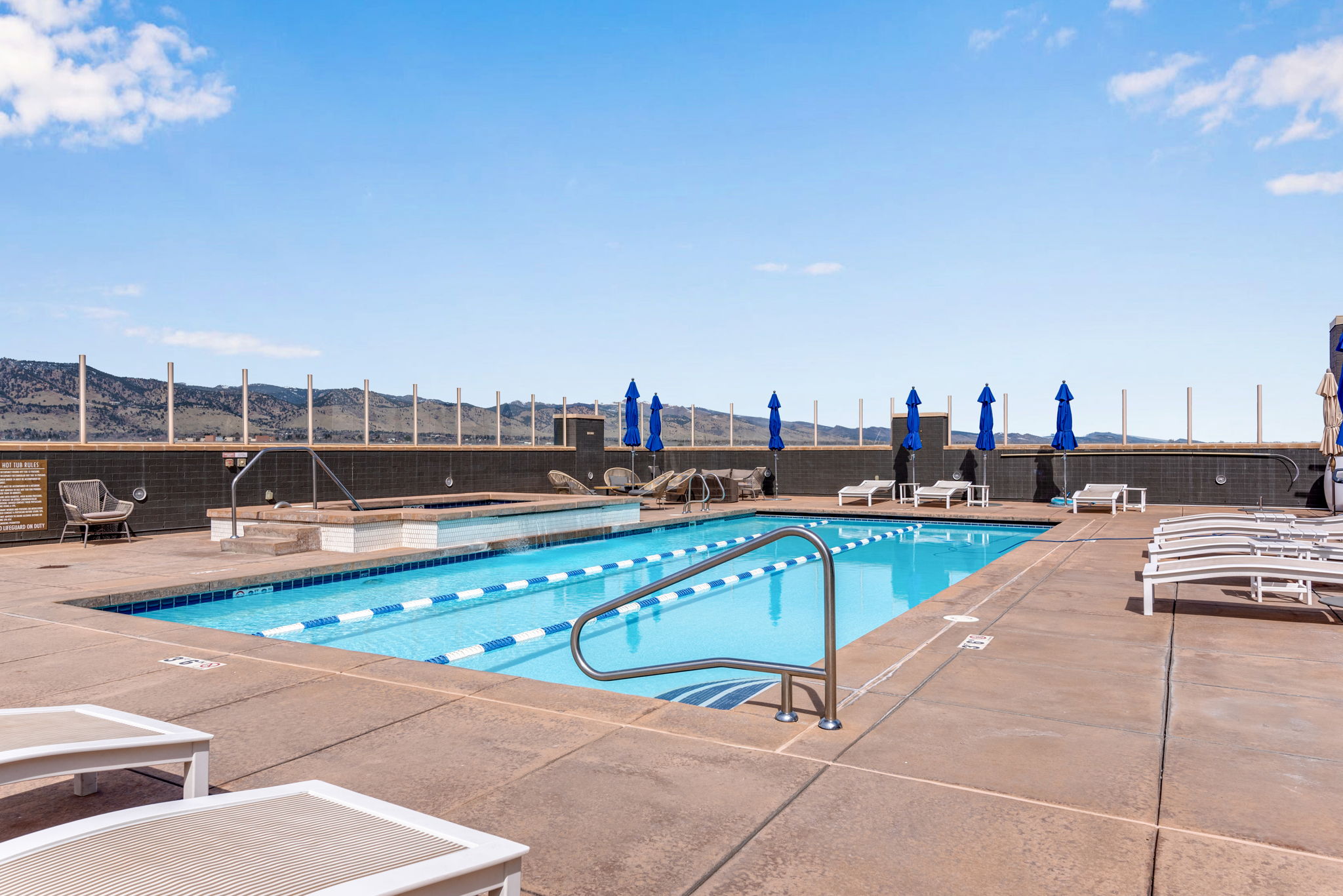 3401 Arapahoe Avenue, Unit Undisclosed Boulder, CO 80303 - Photo 25 of 28 a view of swimming pool with outdoor seating yard and barbeque oven