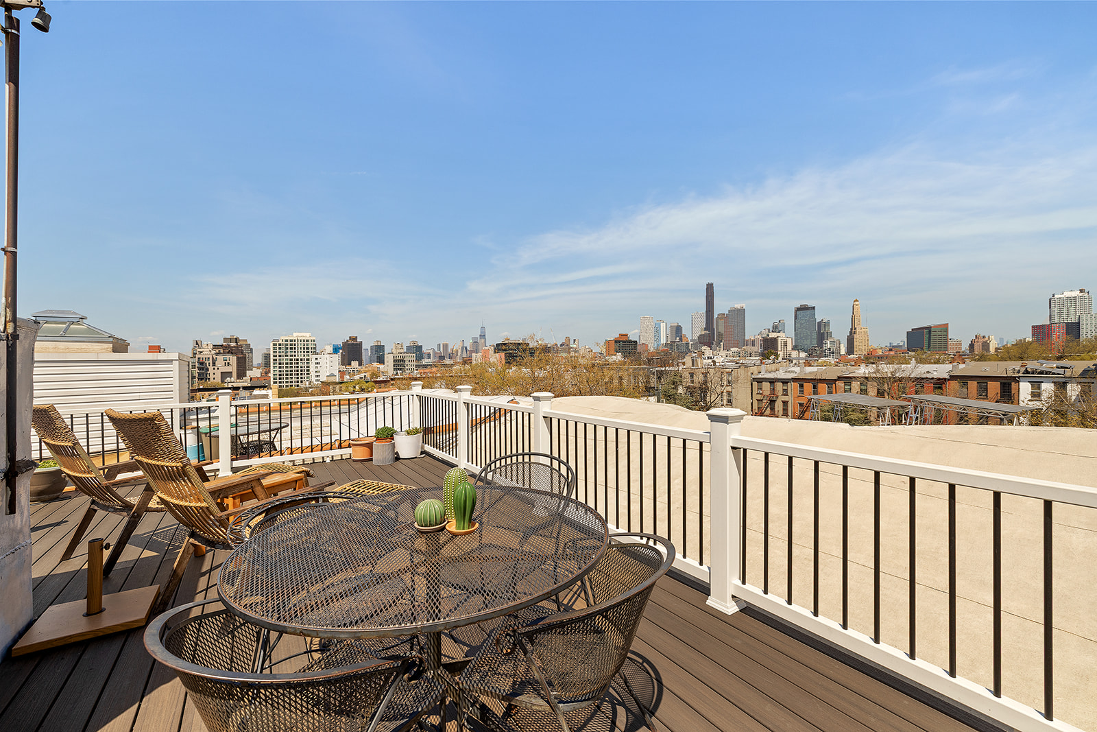 114 Garfield Place, Unit 4L Brooklyn, NY 11215 - Photo 10 of 11 a view of a balcony with table and chairs