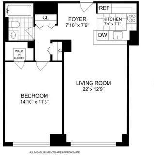 $1,100,000 | 280 Park Avenue South, Unit 9E | Flatiron