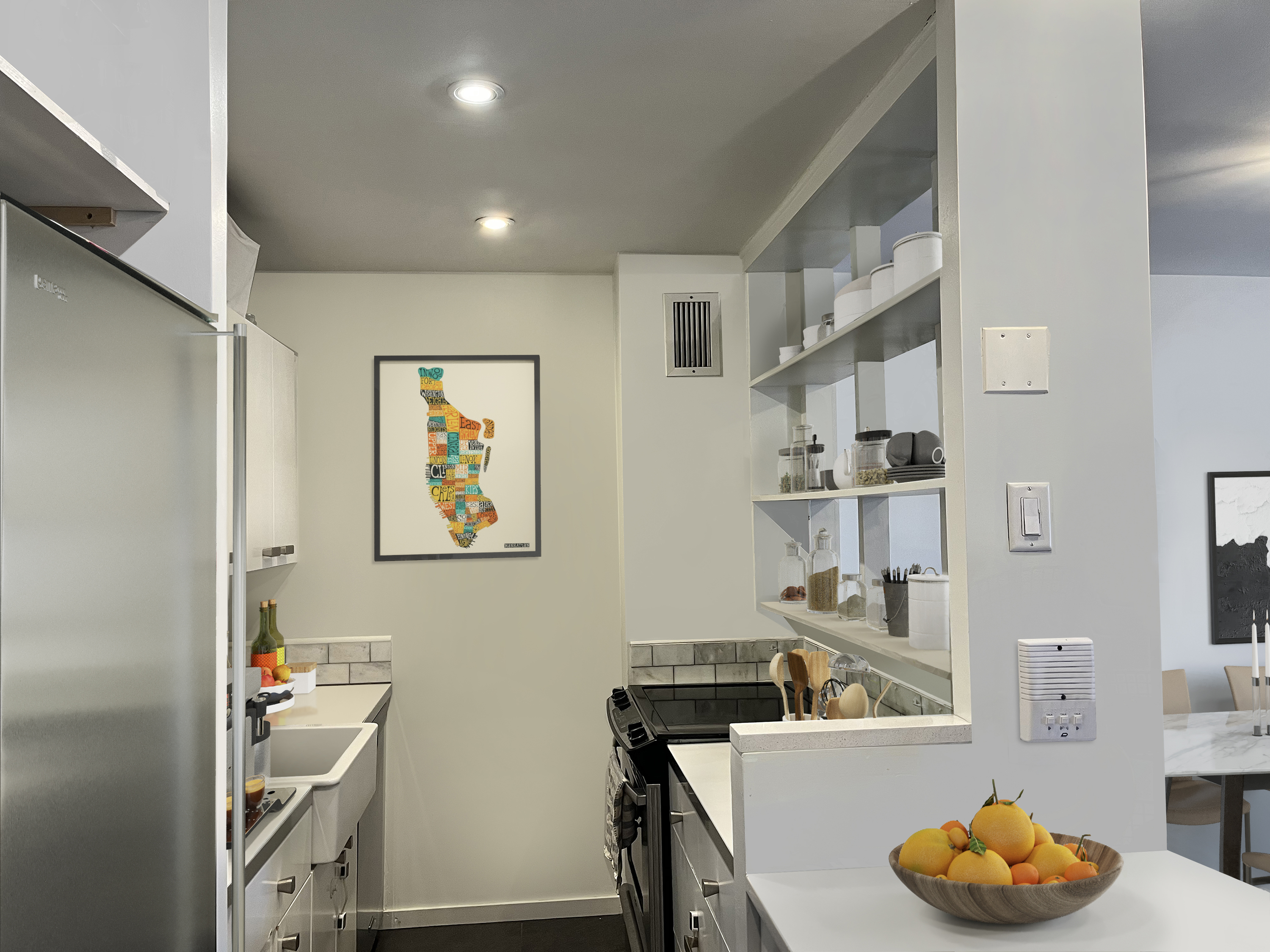 107 Morton Street, Unit 5B Manhattan, NY 10014 - Photo 2 of 5 a room with furniture and a book shelf