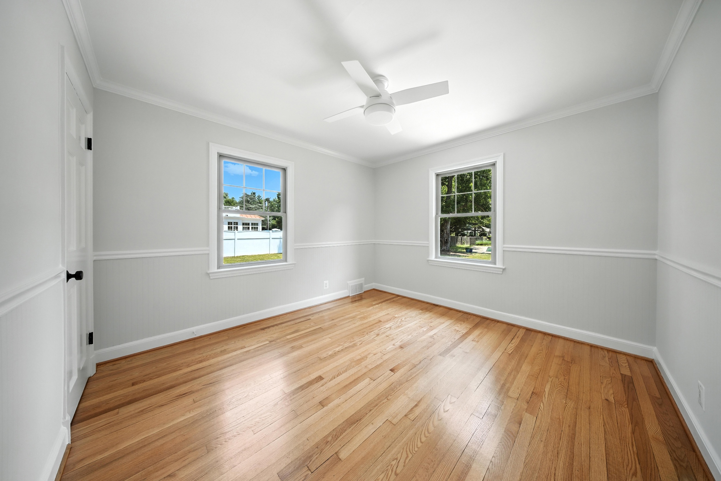 4505 Park Road Alexandria, VA 22312 - Photo 37 of 80 a view of empty room with wooden floor and fan