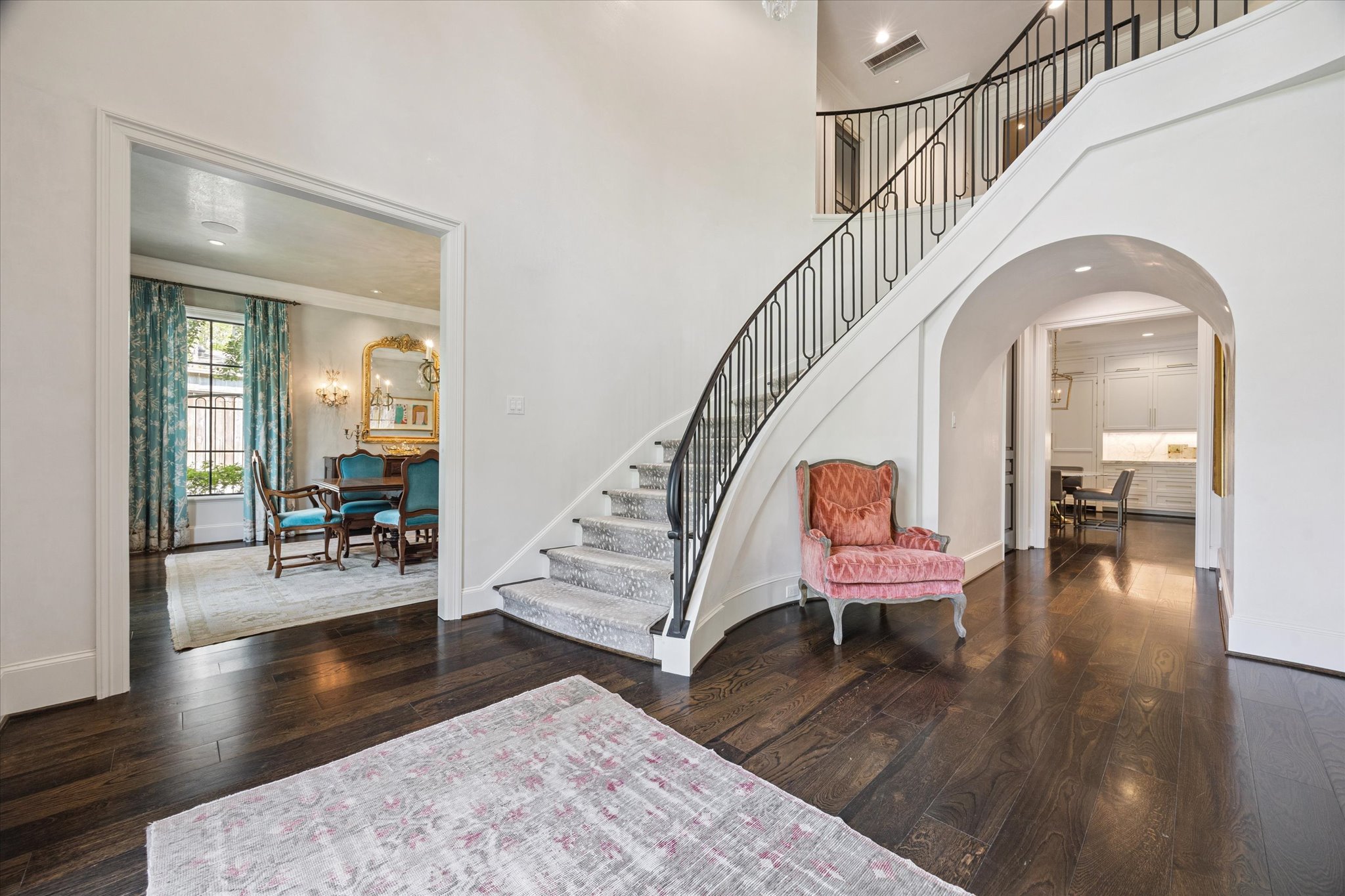 310 Longwoods Lane Houston, TX 77024 - Photo 3 of 49 a view of entryway and hall with wooden floor
