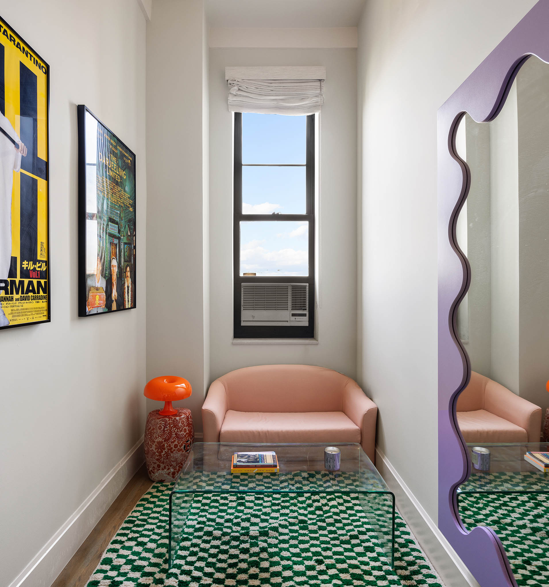 250 Mercer Street, Unit B1401 Manhattan, NY 10012 - Photo 7 of 8 a bathroom with a sink a toilet and a window