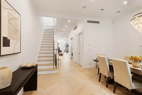 a view of livingroom with furniture and wooden floor