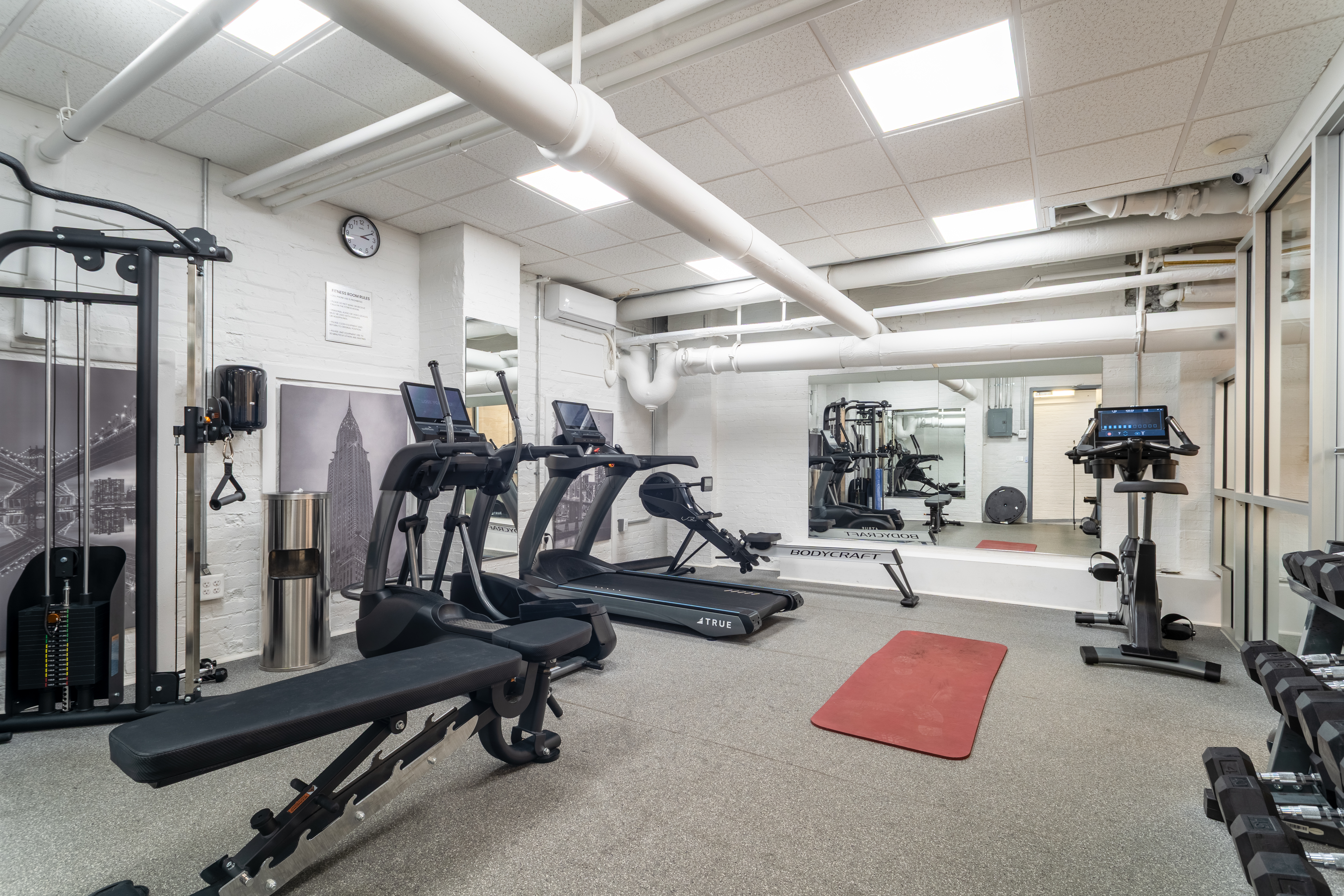 205 West 89th Street, Unit PH8 Manhattan, NY 10024 - Photo 11 of 15 a view of a room with gym equipment