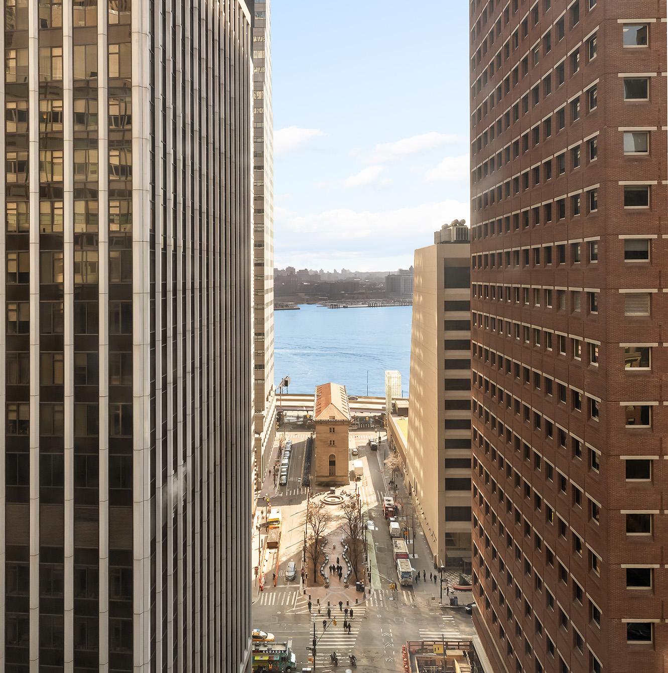 3 Hanover Square, Unit 14EF Manhattan, NY 10004 - Photo 7 of 14 a view of a city with tall buildings