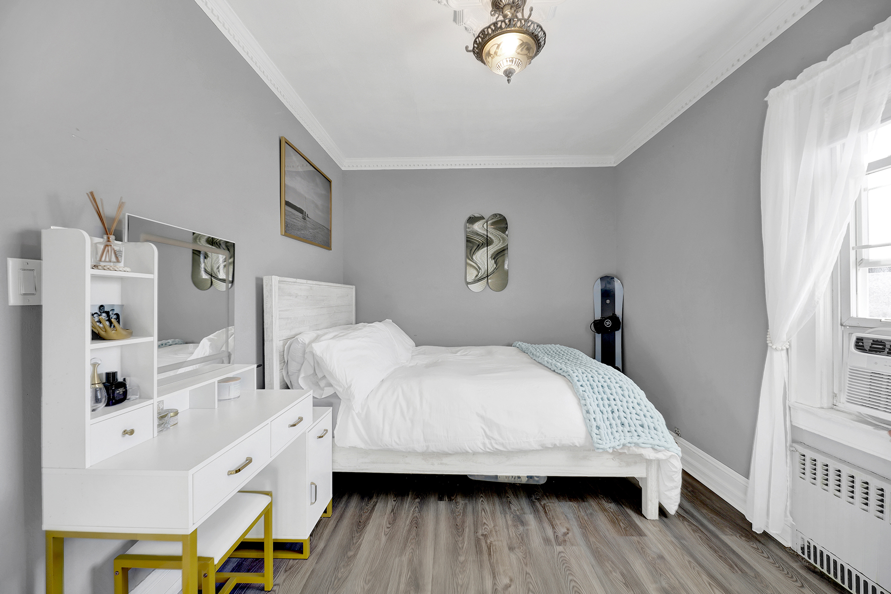 142-15 Newport Avenue Queens, NY 11694 - Photo 30 of 72 a bedroom with a bed and a table