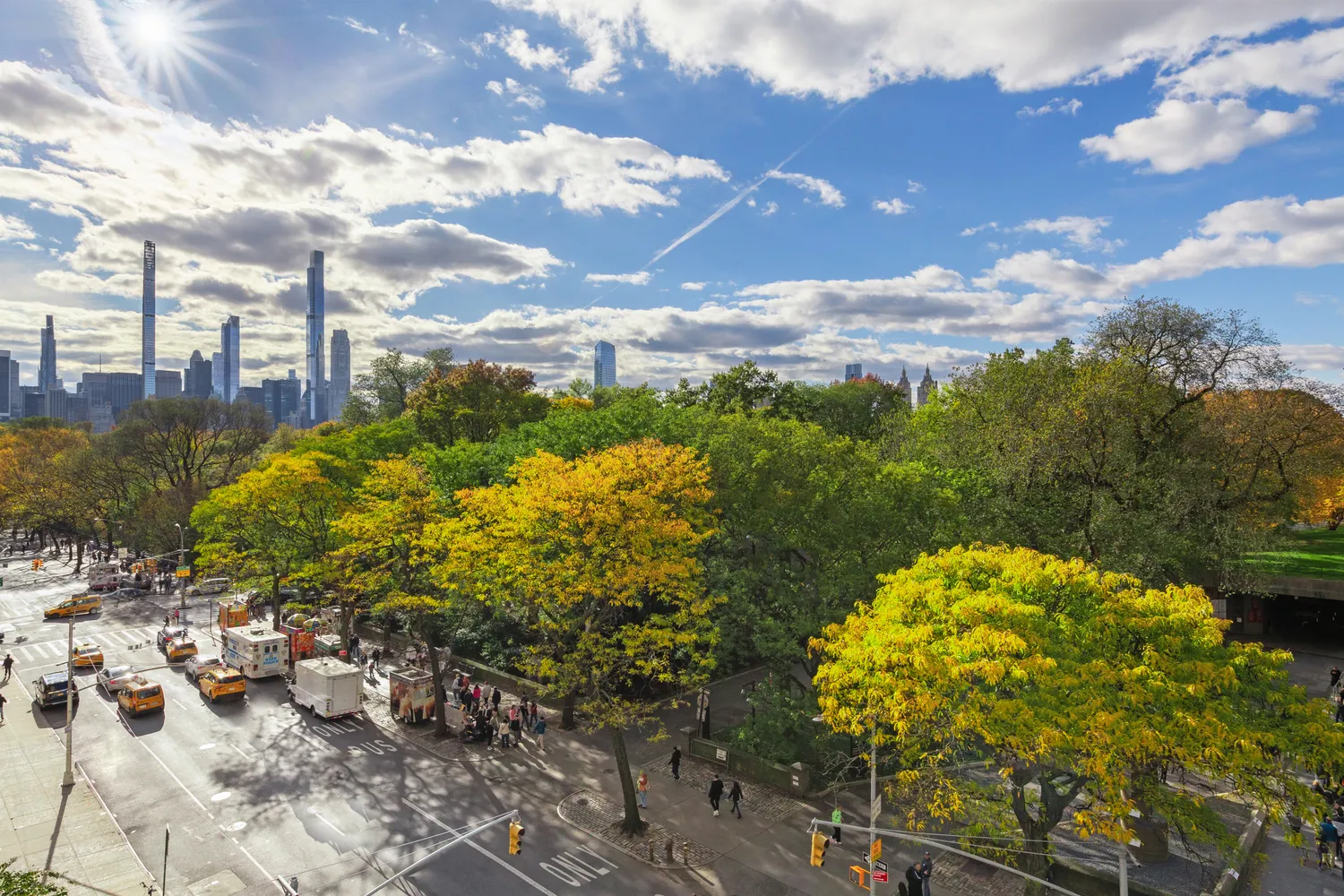 a view of a lake with a building in the background