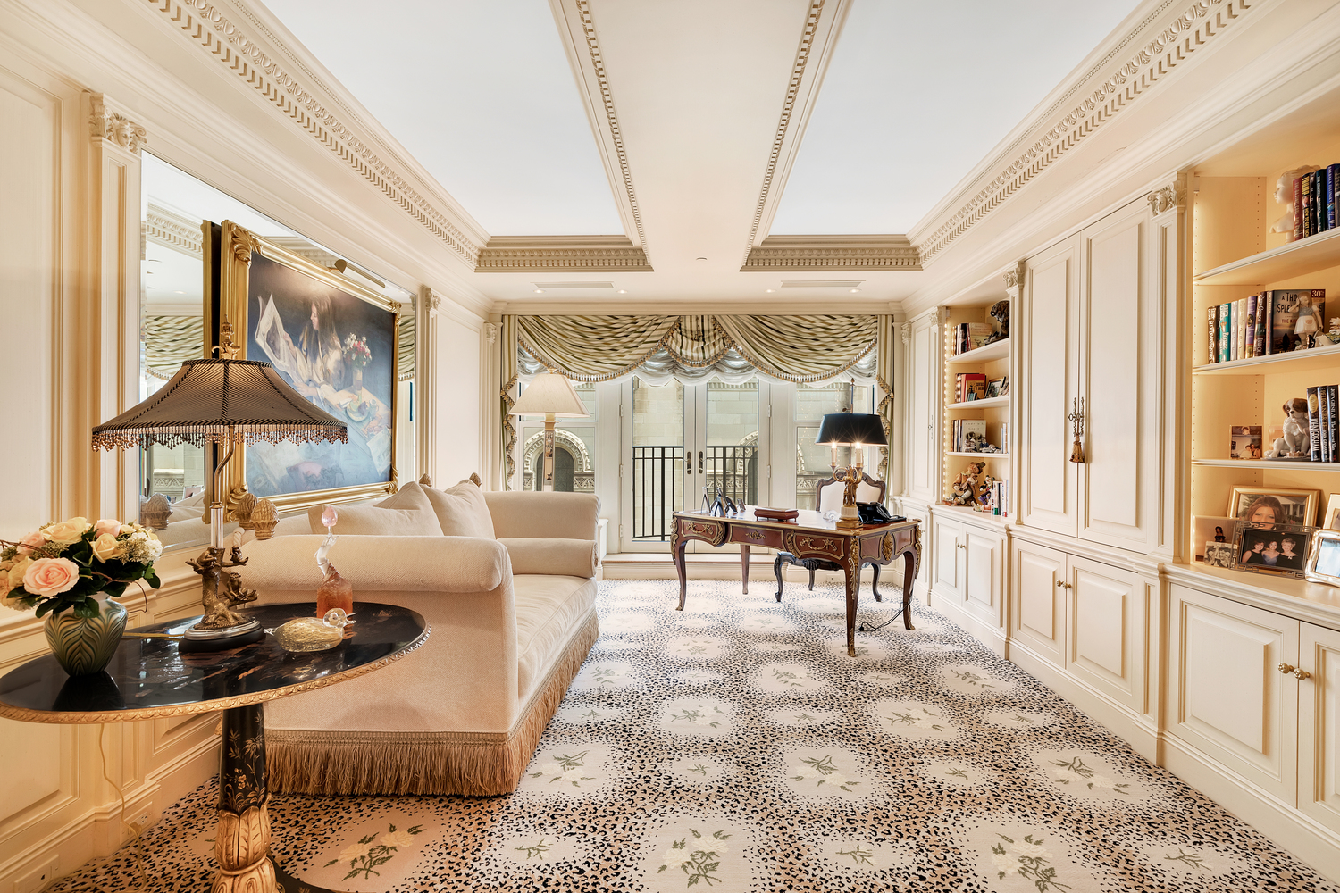 838 5th Avenue, Unit 6 Manhattan, NY 10065 - Photo 14 of 23 a living room with furniture and a large window