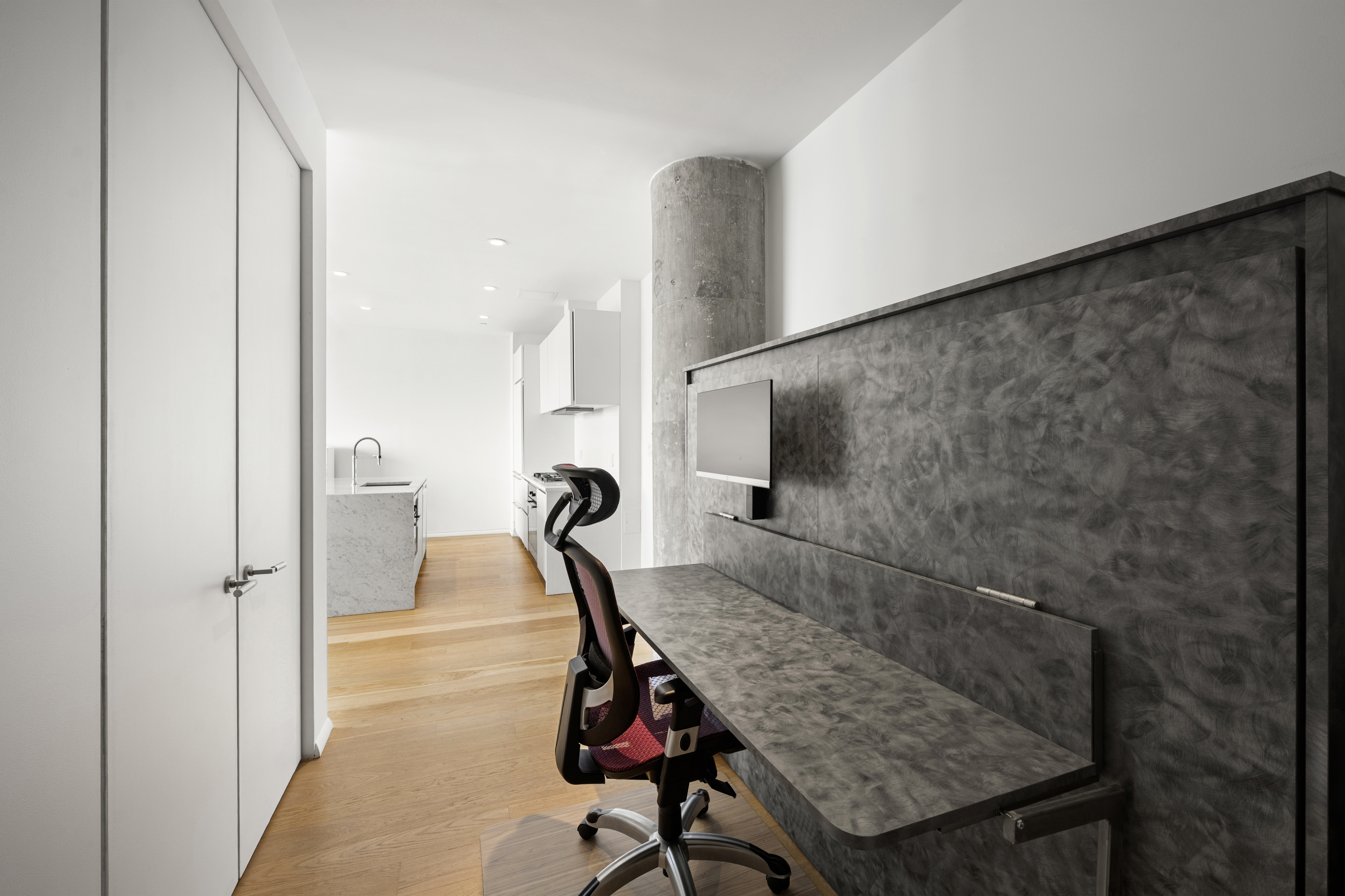 160 Imlay Street, Unit 3B3 Brooklyn, NY 11231 - Photo 8 of 14 a view of a room with gym equipment