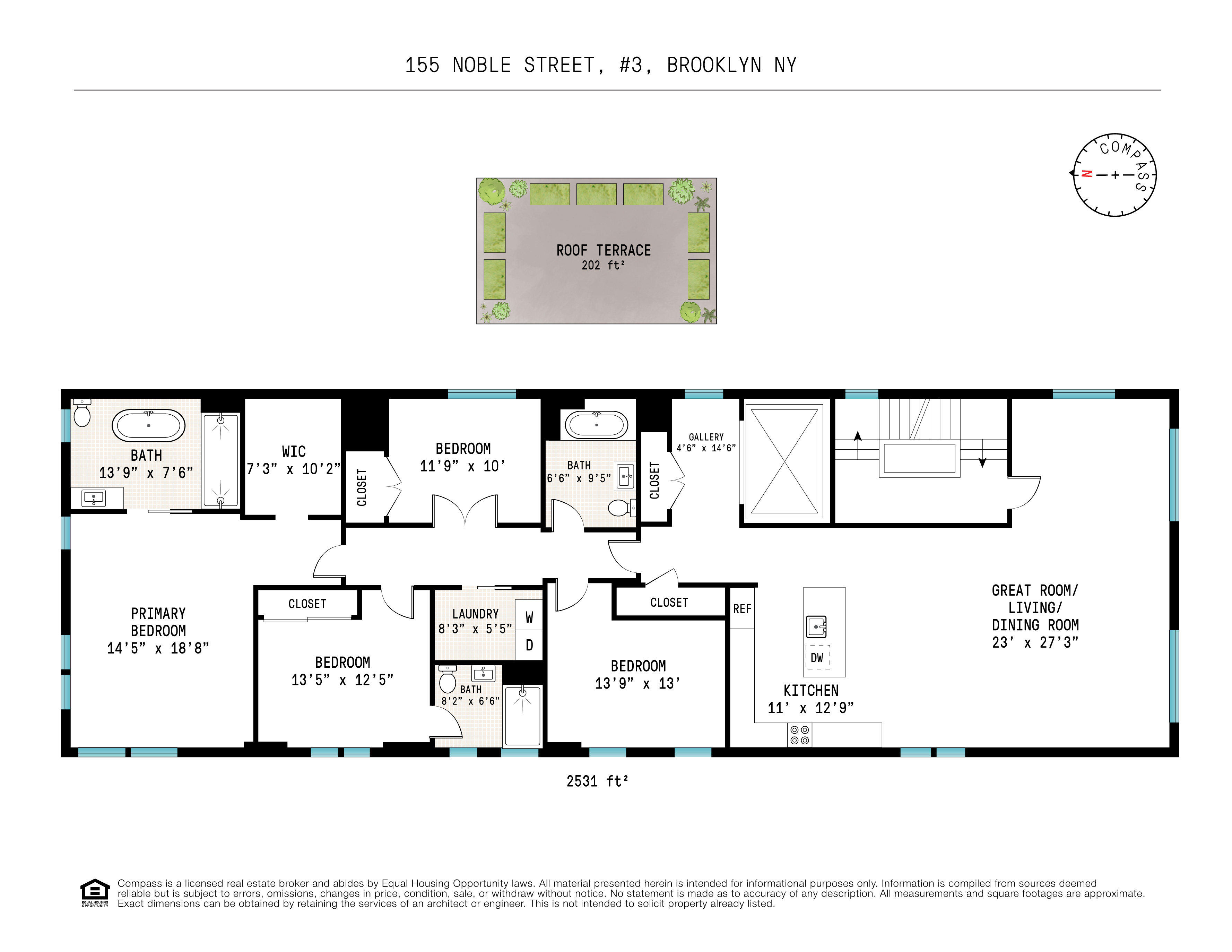 155 Noble Street, Unit 3 Brooklyn, NY 11222 - Photo 23 of 23 a black and white photo of a black and white photo