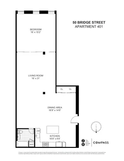 $1,199,000 | 50 Bridge Street, Unit 401 | DUMBO