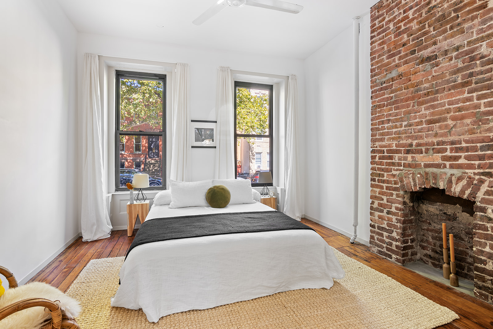 512 17th Street Brooklyn, NY 11215 - Photo 5 of 14 a bedroom with a bed and windows