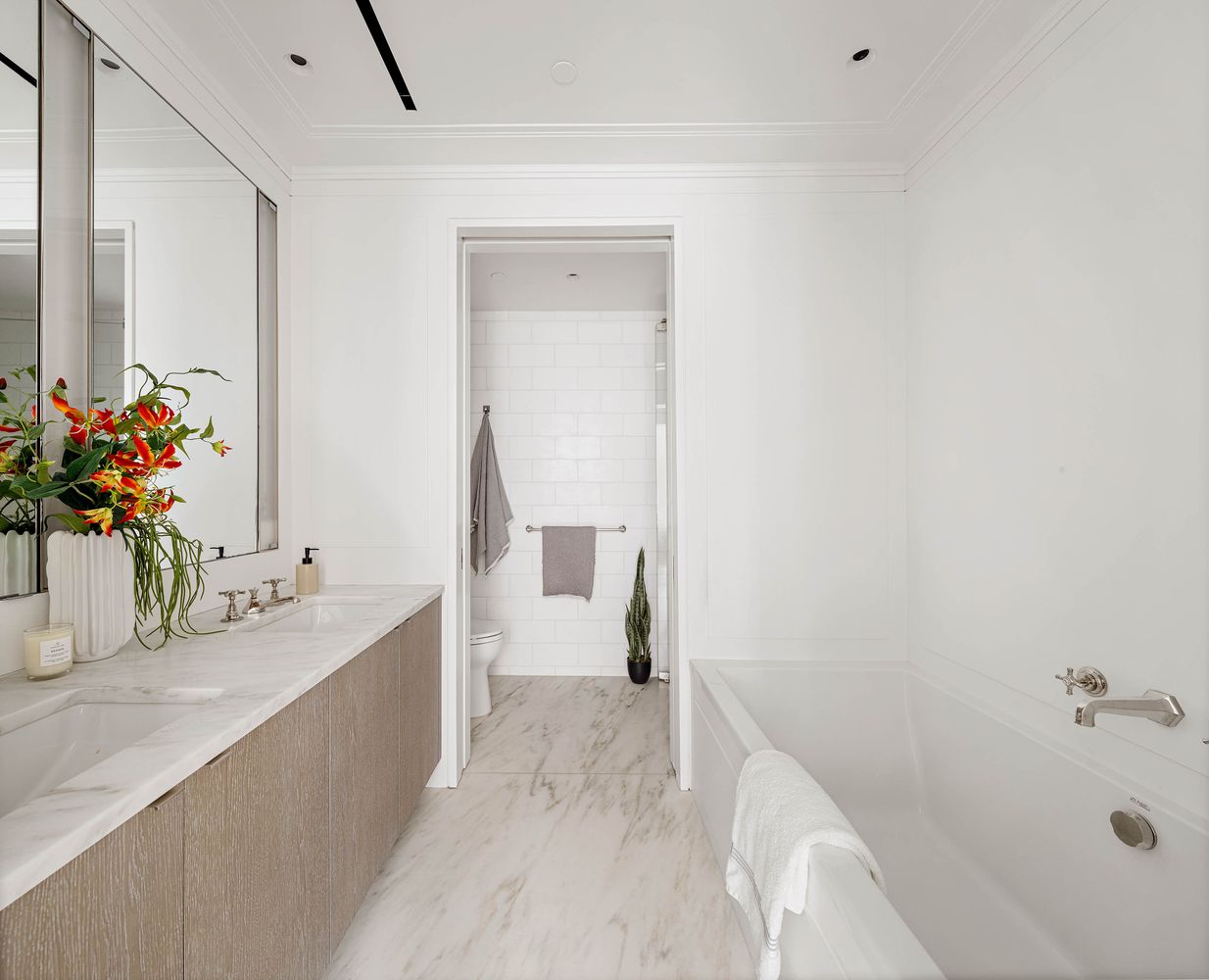 a bathroom with a sink and a bathtub