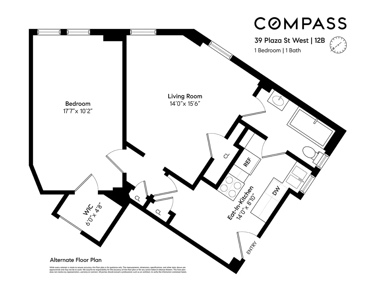 $795,000 | 39 Plaza Street West, Unit 12B | Park Slope